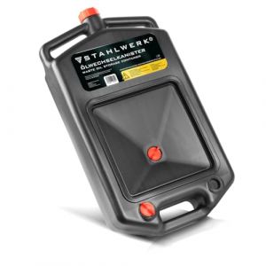 STAHLWERK Bidon de vidange d'huile 10 L Bac de vidange d'huile portable