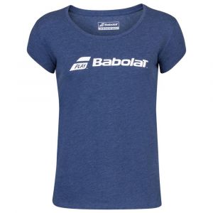 Babolat T-shirt à Manches Courtes Exercise Logo XS Estate Blue Heather