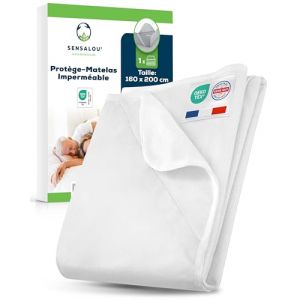 Sensalou Matratzenschoner Wasserdicht - N&auml;sseschutz Matratzenauflage 160x200cm