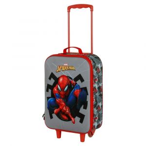 Karactermania Valise Trolley Soft 3D - Marvel Spiderman Symbol - Gris - Taille Unique