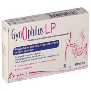 Image de Besins Healthcare GynOphilus LP - Boite de 2 comprimés vaginaux