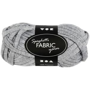 Creotime Laine spaghetti - Polyester - Gris - 100 g - 35 m