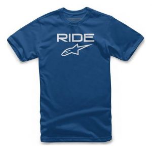 Image de Alpinestars Tee-shirt Ride 2.0 bleu royal/blanc - M