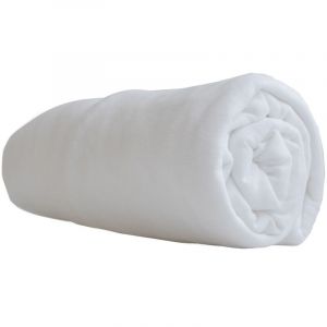 Domiva Mon PTIT Dodo Drap-Housse IMPERMÉABLE pour lit Parapluie Blanc 60x125 cm