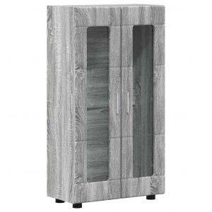 VidaXL Buffet Gris Sonoma 55,5 x 29 x 100 cm Bois d'ing&eacute;nierie
