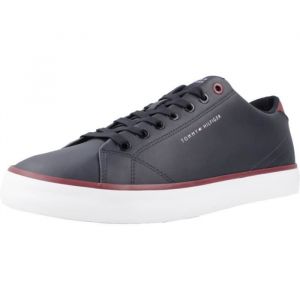 Tommy Hilfiger Men TH HI VULC CORE LOW LEATHER, Desert Sky, 45 EU