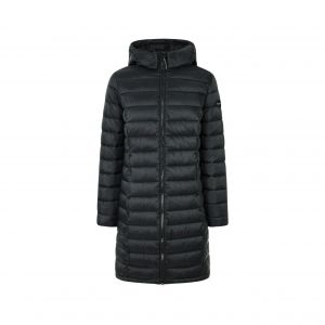 Pepe Jeans Ammy Long Vestes, Noir (Black), XS Femme
