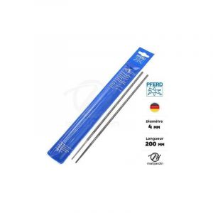 Pferd Limes pour l'affûtage de chaîne tronçonneuse. ø 4 mm. l 200 mm. Par 2