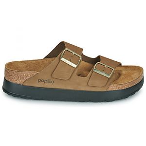 Papillio Sandales cuir Birkenstock Arizona PAP Flex Platform Nubuck