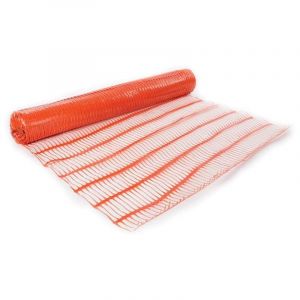 Perel Filet de chantier - 1 x 50 m - orange