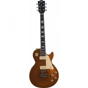 Image de Eko VL480-GTV - Guitare electrique Type LP Aged Gold Sparkle P-90