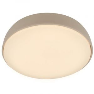 BRILONER - Plafonnier LED avec lumi&egrave;re blanc chaud, 10W, 1200lm, salon, chambre, luminaire plafonnier, cuisine, 28,5x7,6 cm, beige