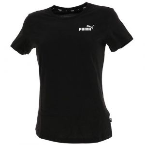 Puma Femmes Small Logo T-Shirt Col Rond Noir S