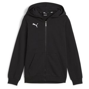 Puma Gar&ccedil;on Teamgoal Casuals Veste &Agrave; Capuche Jr Sudation Noir/Blanc, 152 EU