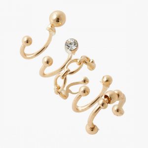 BalaBooste Boucles d?Oreilles Femme Set De 5 Bijoux D' Oreilles - 3502456532922 Métal Doré