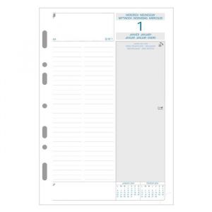 Exacompta 1 Recharge Organiseur Pour Exatime 21 Journalier - 1er Semestre : Janvier 2024 à Juin 2024