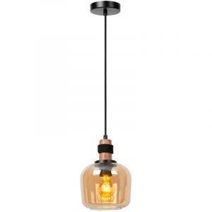 Lucide Suspension - 1xE27 - Ambre ilona