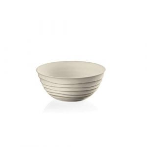 Guzzini Tierra, Bol S, Contenant en Plastique recyclé - Argile, Ø 12,2 x H11,5cm | 348 CC - 17501279