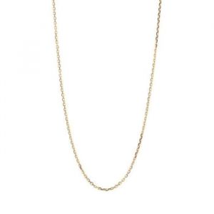 Collier L'atelier D'azur Collier Chaine Forçat Diamantée - Or Jaune - Homme ou Femme - Couleur Unique - Taille Doré