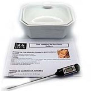 Image de Table&cook 011337 - Coffret terrine à foie gras avec thermomètre