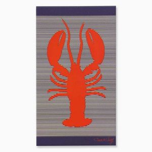 Serviette de plage Homard 90x170 cm