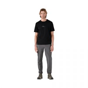 Patagonia T-shirt Berm Logo manches courtes noir pur - S