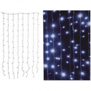 Cascade Cascade Decorative Light Lights For Battery Outdoor Outdoor avec jeux l&eacute;gers 208 Led - Bianco Caldo - cavo luci 3 metri - 208 Led - Bianco