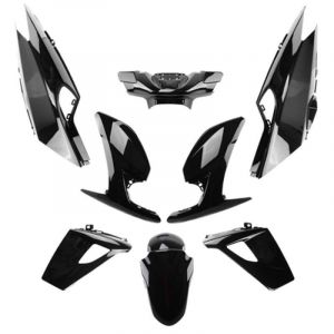 Kit habillage Tun'R 8 pièces Peugeot 50/125 Speedfight 4 noir