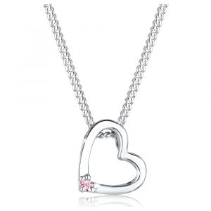 Image de Elli Collier Femme Coeur Cristal en Argent 925