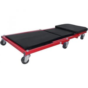 Chariot De Garagiste,Table D'assemblage De La Chaise Longue De L'atelier 2 En 1,Avec Des Coussinets Souples Et Des Roulettes