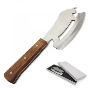 Image de Couteau de chef taurus lame acier inox 30cr13 manche bois massif