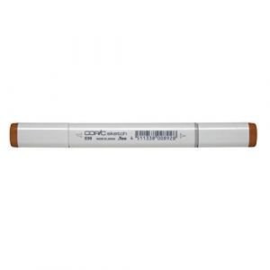 Copic Marqueur sketch, E-99 Baked Clay