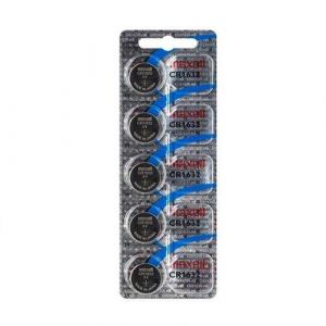 Maxell LOT DE 5 (5x1) PILES CR1632