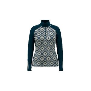 Helly Hansen Couche de base 1/2 zip femme Lifa Merino Midweight graphic