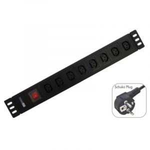 RACK 19" WPN-PDU-G05-08 Aluminium 8 Sorties AC 250V/3500W
