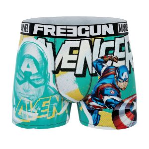 Image de Freegun Sous vêtement boxer Boxer homme en microfibre Bleu ciel Taille : XXL