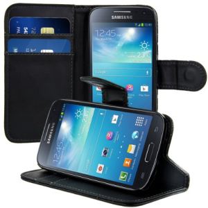 Kwmobile 14312 - Housse en cuir avec fermeture aimantée pour Samsung Galaxy S4 Mini I9190 / I9195