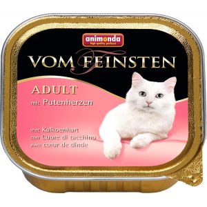 Animonda 32x100g Adult cœurs de dinde om Feinsten - Nourriture pour Chat