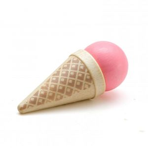 Erzi Cono Gelato Jouet en Bois, 14000, Multicolore, 4 x 10.3 cm