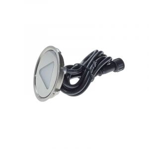 Leclubled - Mini spot encastrable triangle 0,3W 12v - Blanc du Jour 6000K