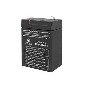 CSSB Batterie gel 6V 4Ah syst&egrave;mes de signalisation, mod&eacute;lisation, alimentation de secours, les voitures &eacute;lectriques, solaire,