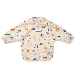 Liewood Bavoir à Manches Merle - Around The World Sandy