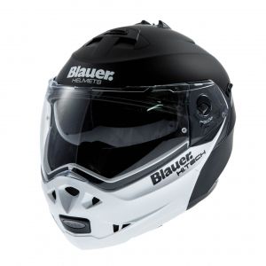 Image de Blauer Casque modulable Sky Noir Mat/Blanc Brillant - XL