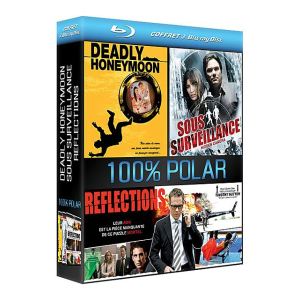 Image de Coffret 3 films 100% Polar : Deadly Honeymoon + Sous Surveillance + Reflections