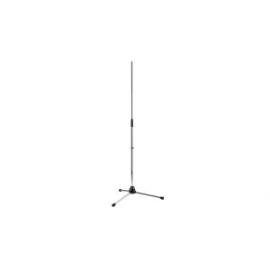 König & Meyer 20130 Pied de micro droit - Supports pour microphone (Pied de micro droit, Base trépied, Chrome, Acier, 3/8", 90 cm)