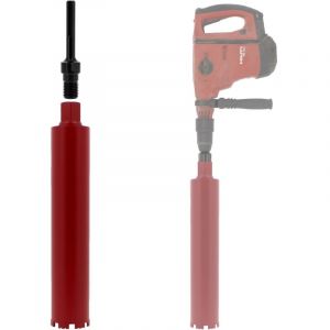 Couronne diamant &Oslash; 83 mm avec adaptateur pour perceuse et perforateur SDS-max