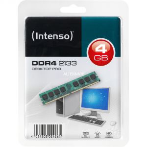 Intenso 5641150 - Barrette mémoire Desktop Pro DDR4 4Go 2133 MHz CL15 UDIMM 288pin