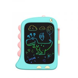 Dam Tablette d'écriture et de dessin lcd 8,5 pouces en forme de dinosaure.