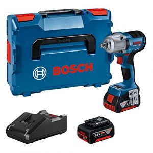 Bosch Clé à Chocs GDS 18V-450 HC (2 x 5,0 Ah GAL18V-40 L-Boxx 136)