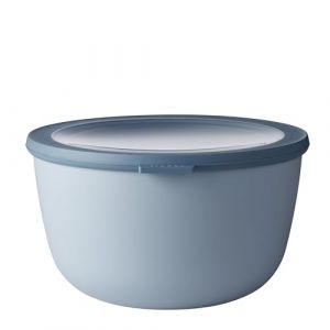 Rosti mepal Bol multi-usage Cirqula - Nordic blue - capacité 3000 ml - couvercle amovible - incassable - étanche – stockage au congélateur, stockage à froid – passe au lave-vaisselle